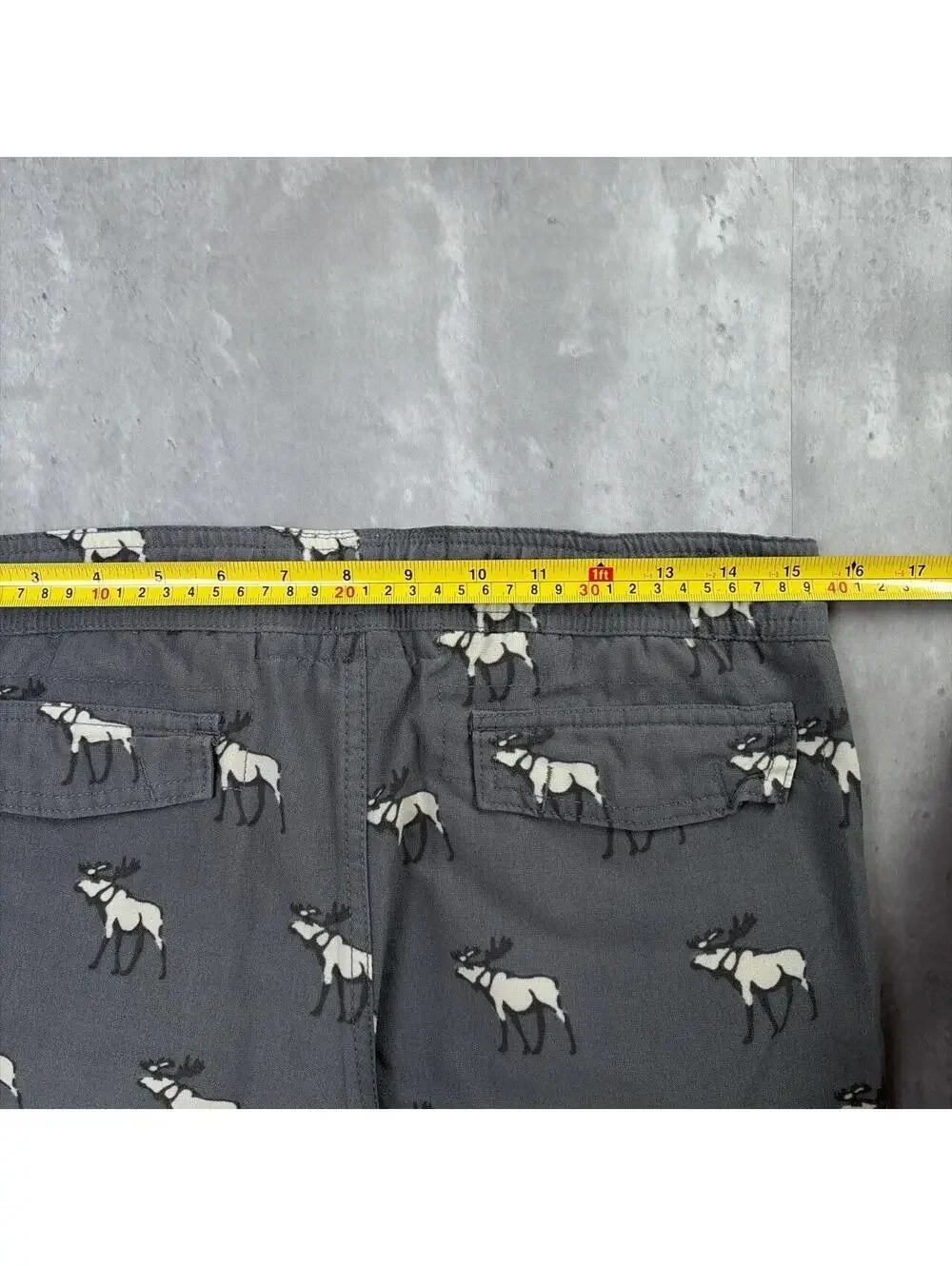 Y2K Grey Abercrombie & Fitch Grunge Baggy Skater Pajama Pants